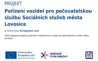 Pořízení vozidel pro pečovatelskou službu Sociálních služeb města Lovosice, p.o.